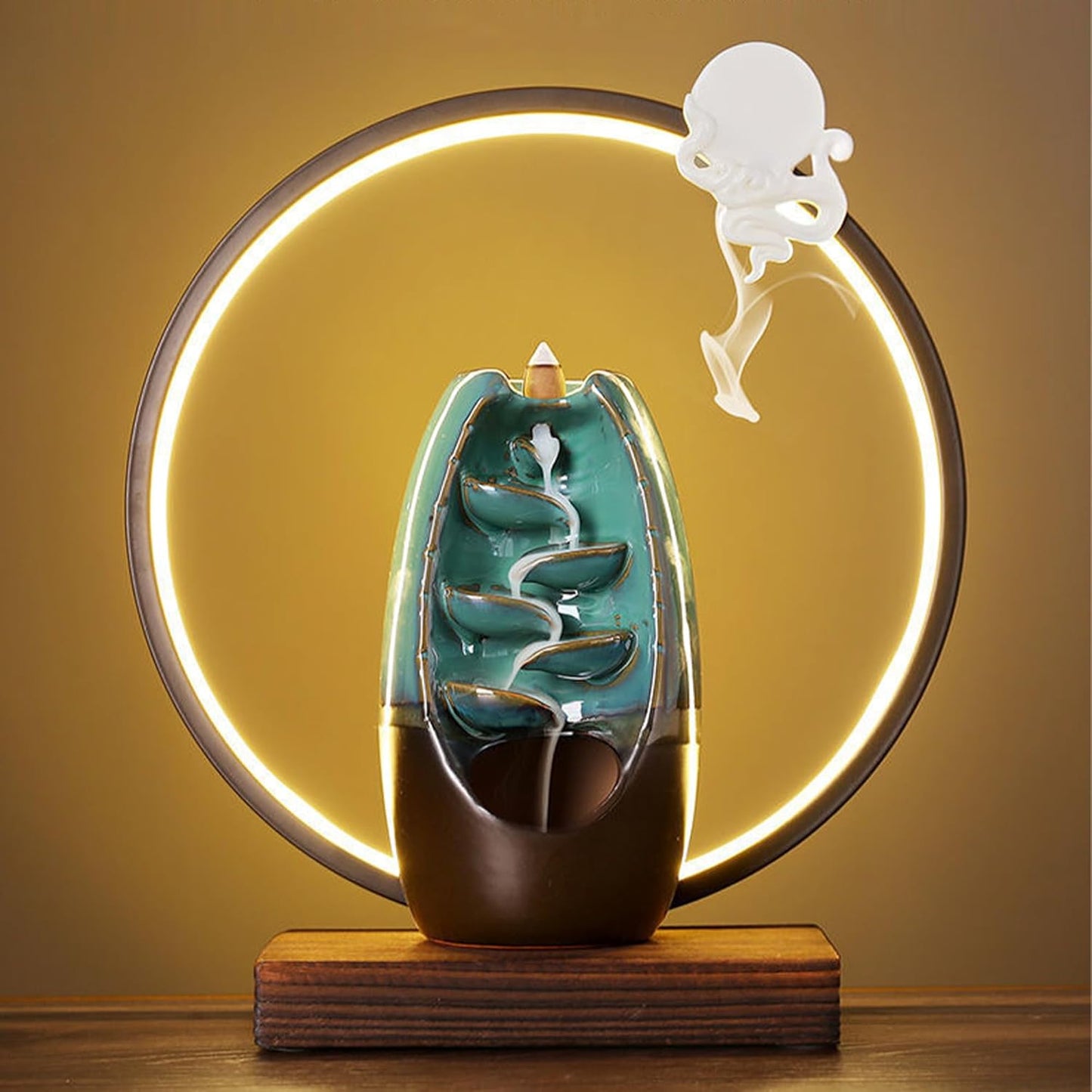 Quemador de Incienso Cascada Zen - Aromaterapia