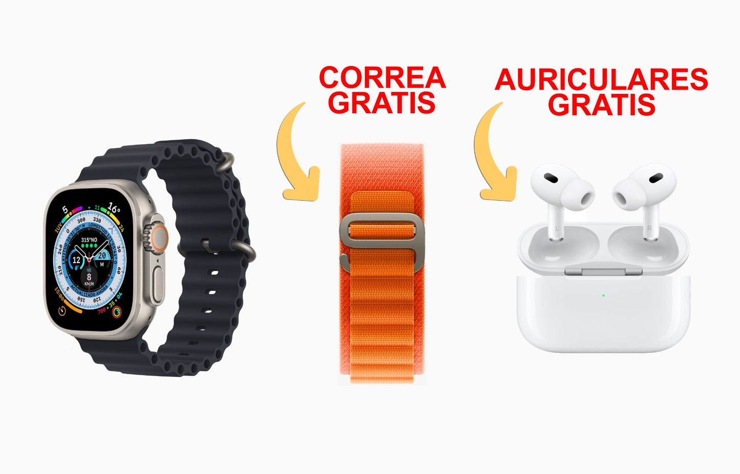 Smartwatch Ultra Pro + Kit Completo GRATIS
