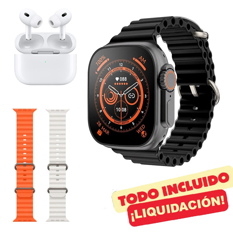 Smartwatch Ultra Pro + Kit Completo GRATIS